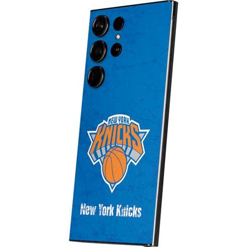NBA New York Knicks Distressed Galaxy S25 Ultra Skin